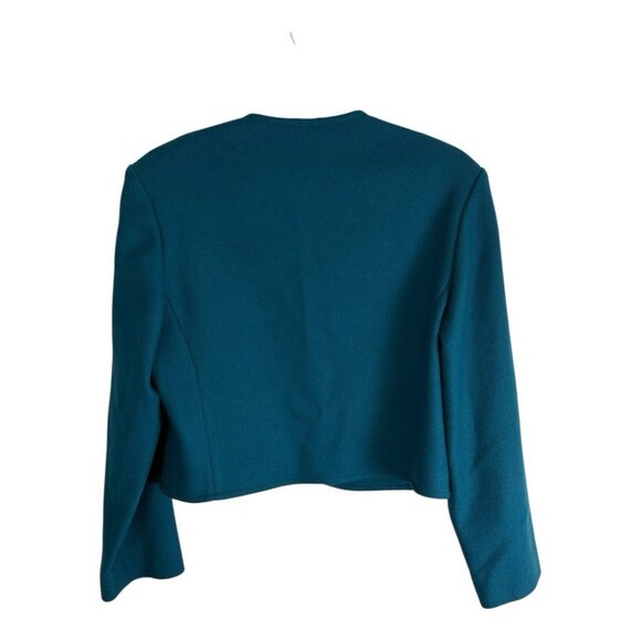 Pendleton Womens Jacket  6 Virgin Wool Buttons Blazer Blue Structured - Picture 11 of 12